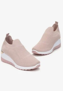 Różowe Buty Sportowe Mellasia