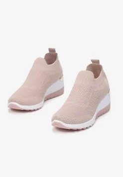 Różowe Buty Sportowe Mellasia