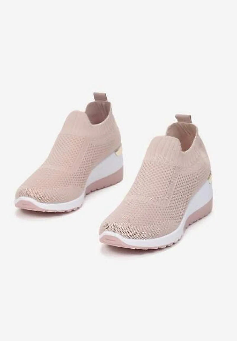 Różowe Buty Sportowe Mellasia