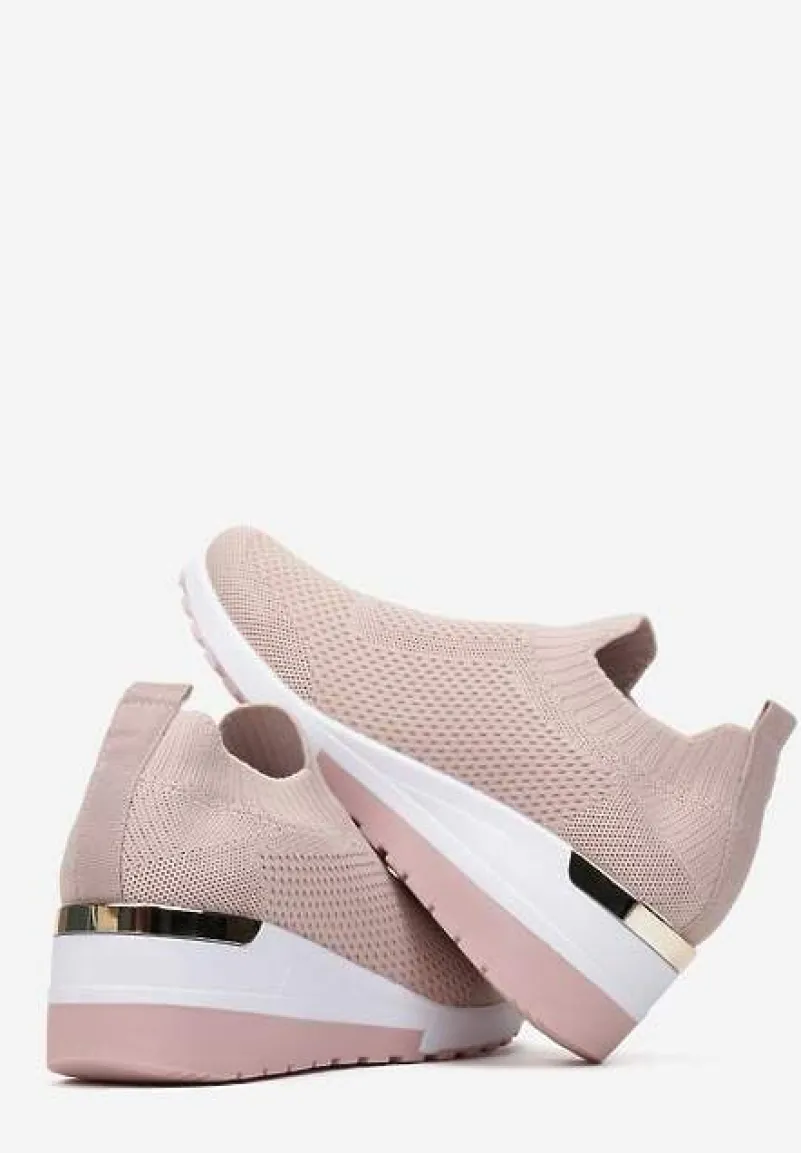 Różowe Buty Sportowe Mellasia