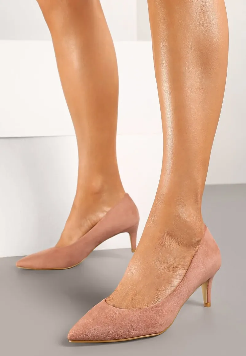 Różowe Czółenka Vices na Szpilce w Klasycznym Stylu Savora