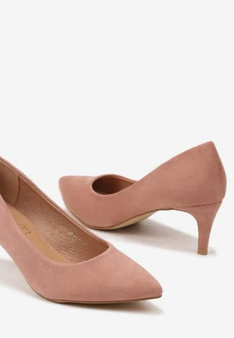 Różowe Czółenka Vices na Szpilce w Klasycznym Stylu Savora