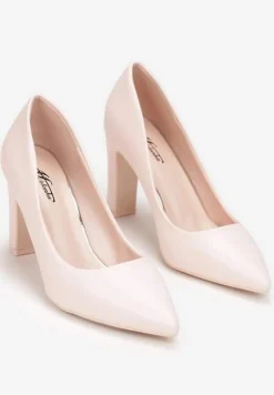 Różowe Czółenka ze Szpiczastym Noskiem Marnera