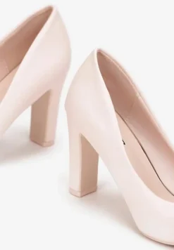 Różowe Czółenka ze Szpiczastym Noskiem Marnera