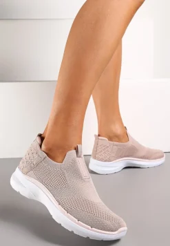 Różowe Elastyczne Buty Sportowe przed Kostkę Eowinnes