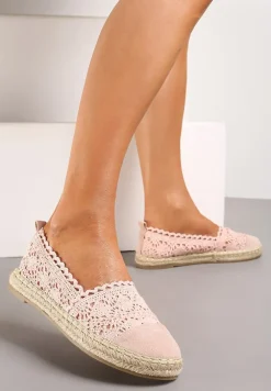 Różowe Espadryle Vylixis