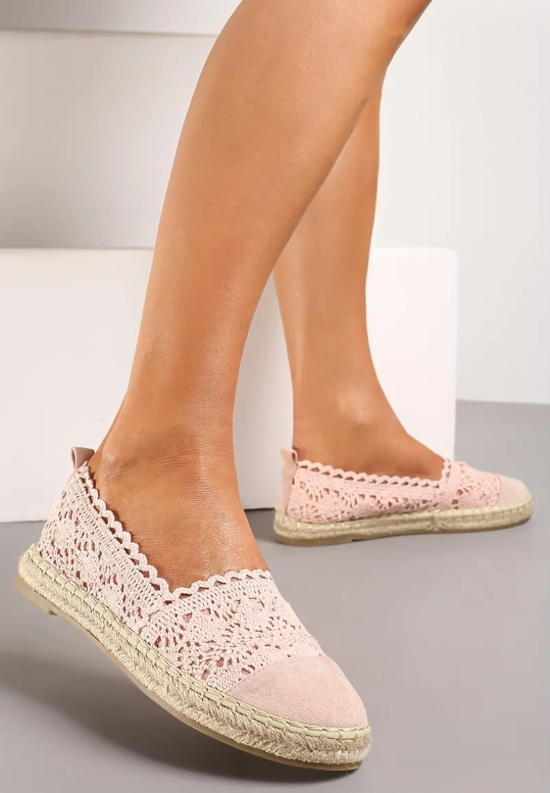 Różowe Espadryle Vylixis