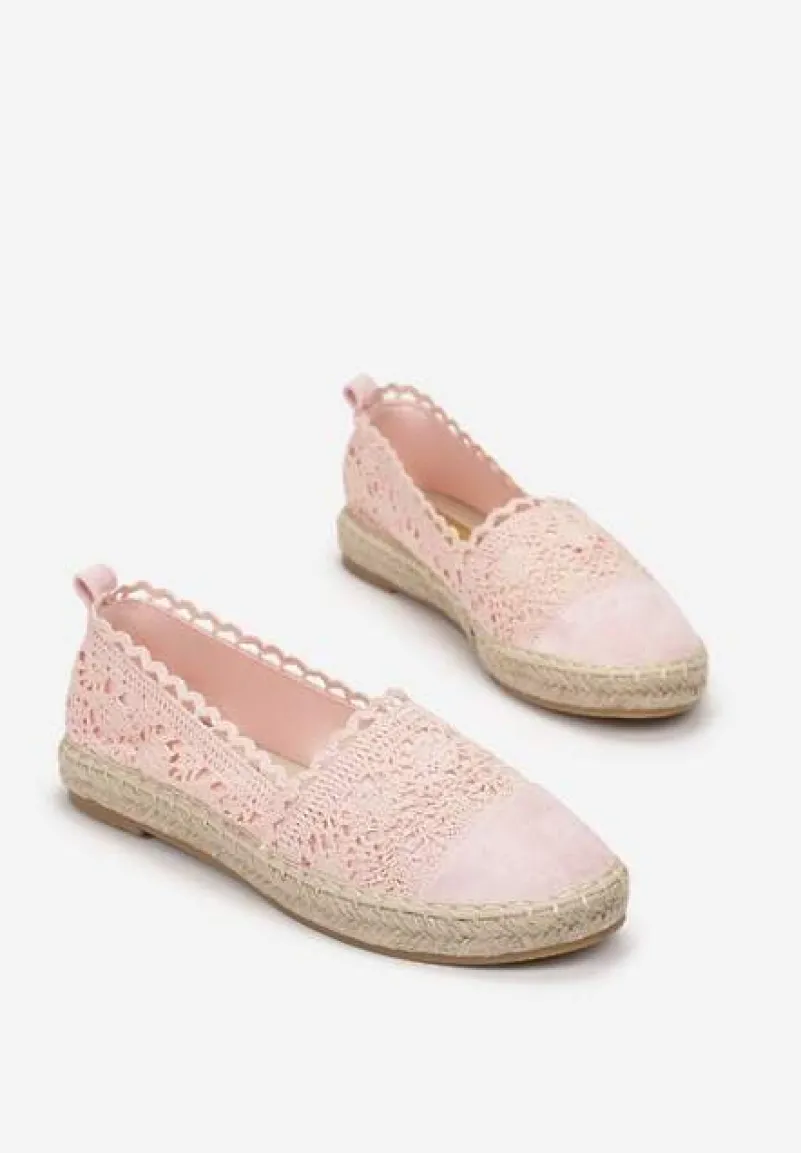 Różowe Espadryle Vylixis