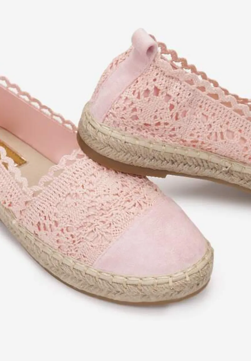 Różowe Espadryle Vylixis