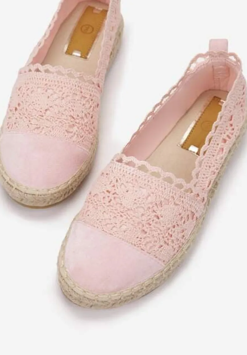 Różowe Espadryle Vylixis