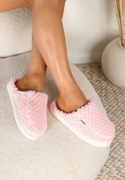 Różowe Kapcie z Miękkiego Kożuszkowego Futerka Lilissa