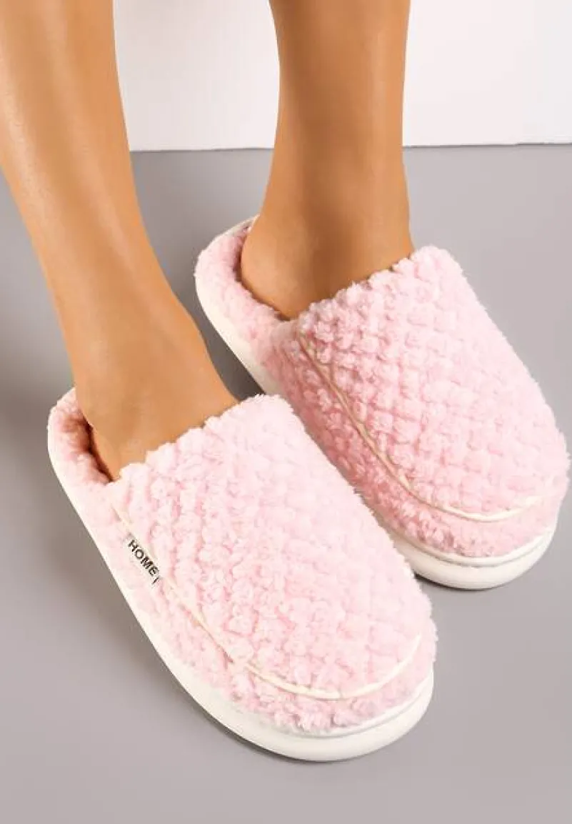 Różowe Kapcie z Miękkiego Kożuszkowego Futerka Lilissa