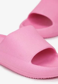 Różowe Klapki Basenowe na Grubej Podeszwie Welija