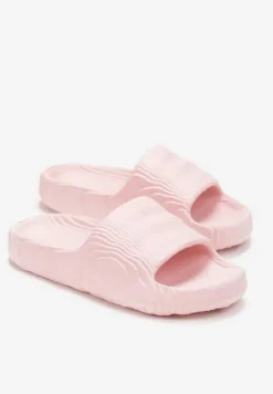 Różowe Piankowe Klapki z Ozdobnym Tłoczeniem Eupnia
