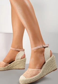 Różowe Sandały Synatai