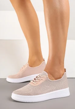Różowe Siateczkowe Buty Sportowe Sneakersy Eravessa