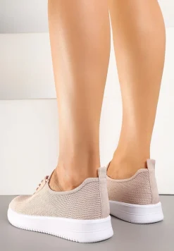 Różowe Siateczkowe Buty Sportowe Sneakersy Eravessa