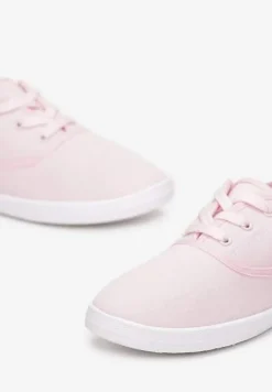 Różowe Sznurowane Tenisówki Przed Kostkę Jennessa