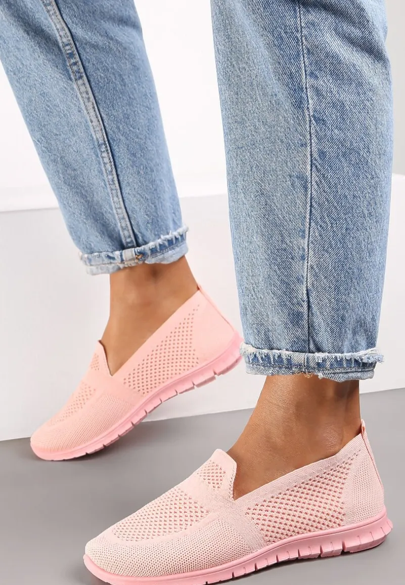 Różowe Tenisówki Pasquier