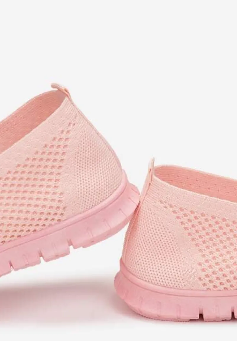 Różowe Tenisówki Pasquier