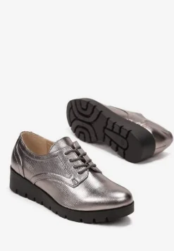 Srebrne Półbuty Kaliyan