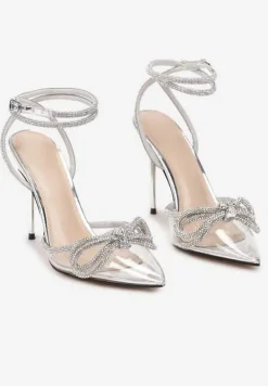 Srebrne Sandały Oriphosise