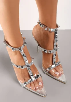 Srebrne Sandały Trusami