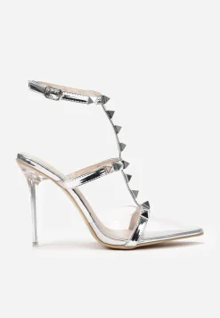 Srebrne Sandały Trusami