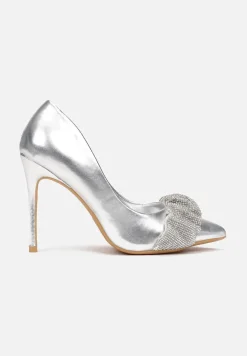 Srebrne Szpilki z Cyrkoniami Salvadora