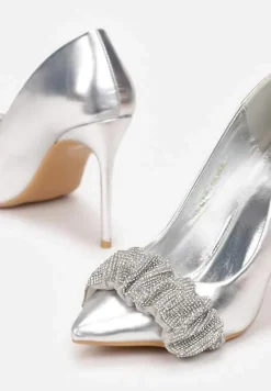 Srebrne Szpilki z Cyrkoniami Salvadora