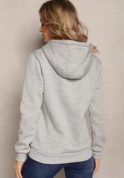 Szara Bluza z Kapturem Corbetes