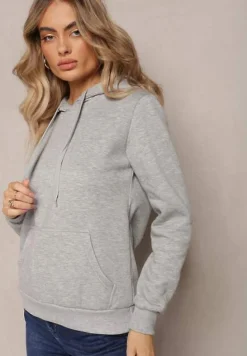 Szara Bluza z Kapturem Corbetes