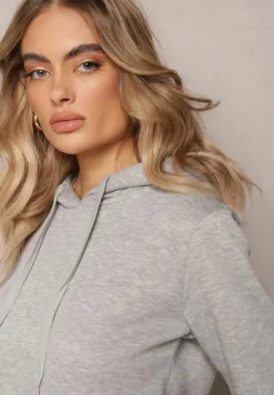 Szara Bluza z Kapturem Corbetes