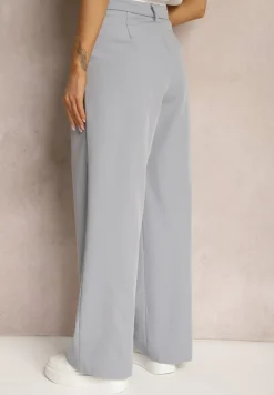 Szare Spodnie z Szerokimi Nogawkami w Kant Kavina