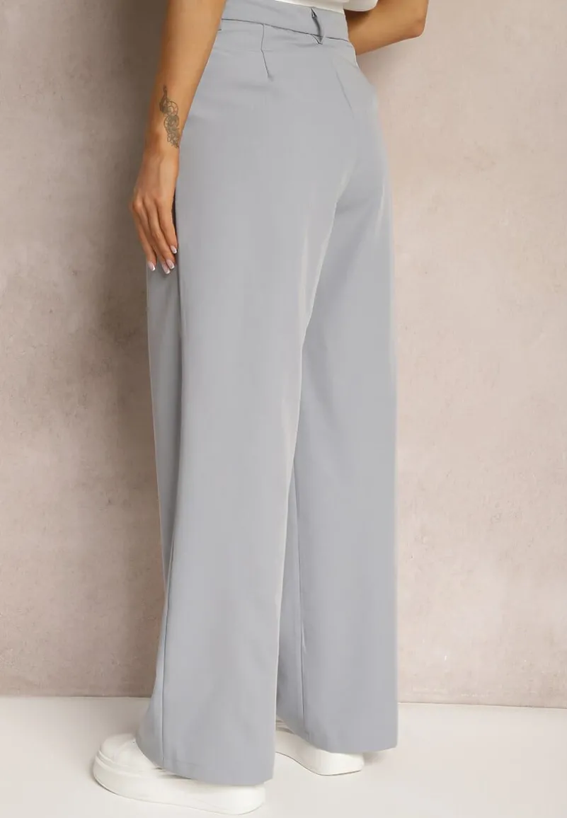 Szare Spodnie z Szerokimi Nogawkami w Kant Kavina