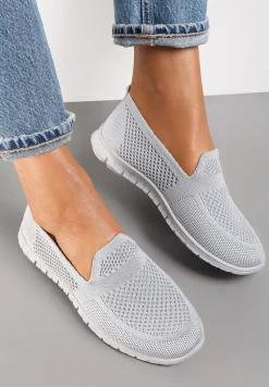 Szare Tenisówki Pasquier